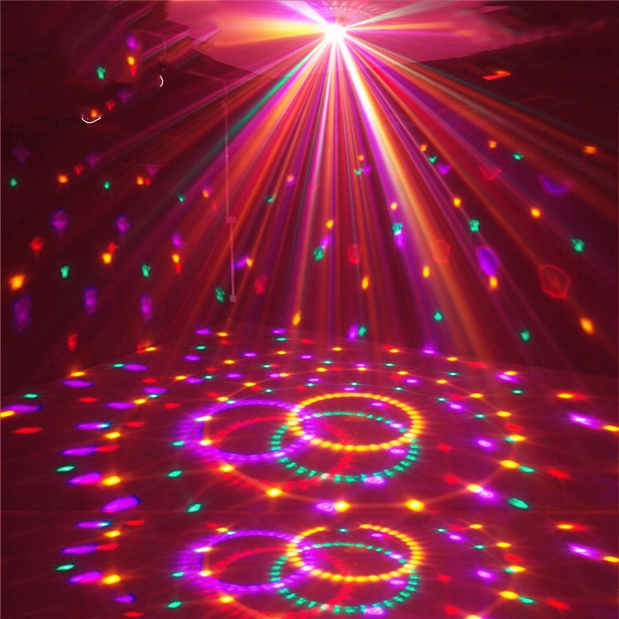 Crystal Magic Ball Disco LED  20W White JakartaNotebook com